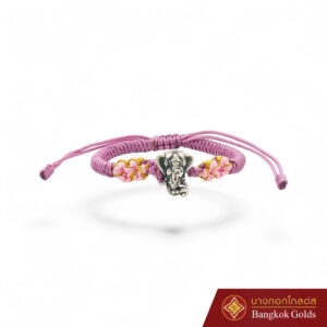 สร้อยข้อมือเงินพระพิฆเนศมหาเทพ ปรางค์เสด็จ - Image 1