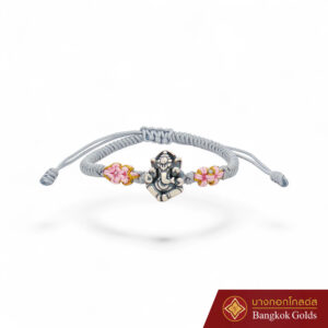 สร้อยข้อมือเงินพระพิฆเนศมหาเทพ ปรางค์ประทับ - Image 3